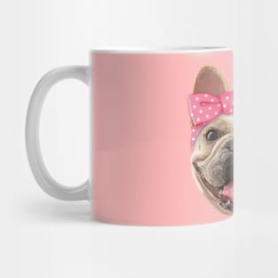 Cute Bulldog with Headband Mug